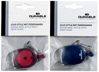 DURABLE Jojo Style mit Federhaken 1 Stück rot