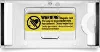 DURABLE Namensschild Classic m Magnet 34x74mm 10 St silber