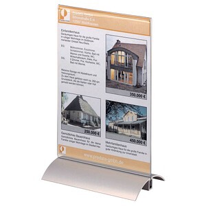 DURABLE Tischaufsteller Presenter A5 Acryl/Alu 1 St transp