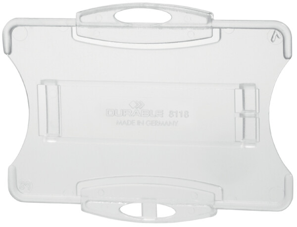 DURABLE Ausweishalter f. 1 Betriebsausweis 54x85mm 10er Pck
