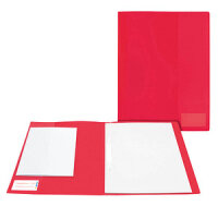 HERMA Schnellhefter A4 rot         transluzent PP       3St.