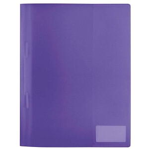 HERMA Schnellhefter A4 violett     transluzent PP       3St.