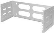 Logilink 19" Wandhalterung 4 HE, hellgrau