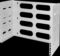 Logilink 19" Wandhalterung 8 HE, hellgrau