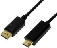 Logilink DisplayPort-Kabel DP 1.2 zu HDMI 1.4 5m black