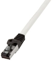 Logilink Premium Cat.8.1 Patchkabel, hellgrau, 0,50m    LSZH