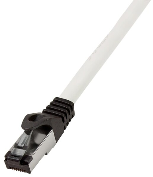 Logilink Premium Cat.8.1 Patchkabel, hellgrau, 1,50m    LSZH