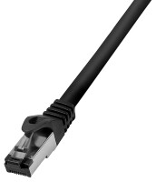 Logilink Premium Cat.8.1 Patchkabel, schwarz, 0,50m     LSZH