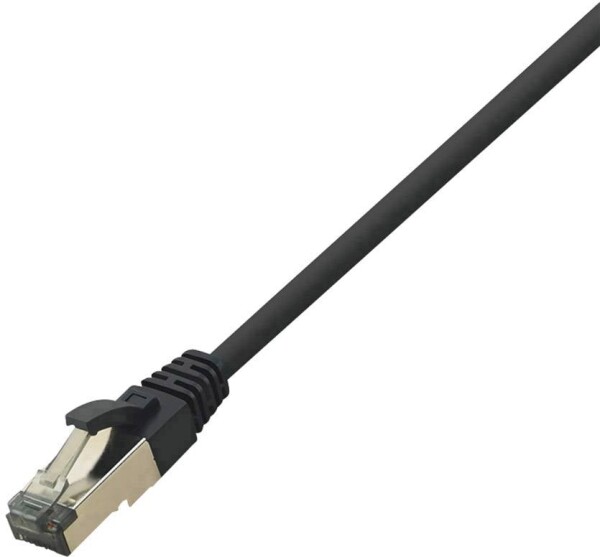Logilink Premium Cat.8.1 Patchkabel, schwarz, 10,00m    LSZH