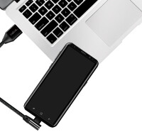 Logilink USB-Stecker USB 2.0 zu USB-C (90° gewinkelt)...