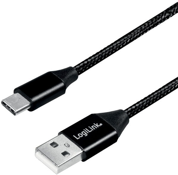 Logilink USB-Stecker USB 2.0 zu USB-C 0,3m