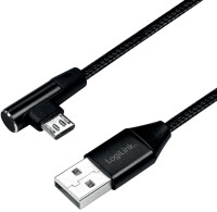 Logilink USB-Stecker USB 2.0 zu USB-B (90° gewinkelt)...
