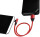 Logilink USB 2.0 Stecker 2.0 zu USB-B (90°gewinkelt)1,0m rot