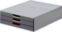 DURABLE Schubladenbox VARICOLOR 3Fächer mehrfbg