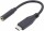 DIGITUS USB C Audio Adapterkabel Typ C -Klinke St/Bu 0,2m,sw