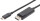 DIGITUS USB C Adapterkabel Typ C -DP 32,4GB  St/St 2.0m,  sw