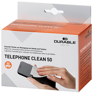 DURABLE TELEPHONE CLEAN 50 Reinigungstücher 50 Stück