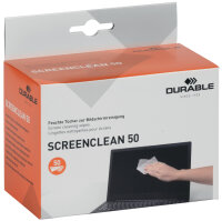 DURABLE SCREENCLEAN 50 Reinigungstücher 50 Stück