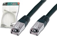 DIGITUS Patchkabel RJ45 SF/UTP Cat5e  5.00m schwarz