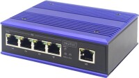 DIGITUS Switch Ind. 5-Port  10/100          Unmanaged blau