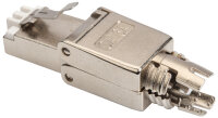 DIGITUS CAT 6A Feldstecker, geschirmt, werkzeugfrei