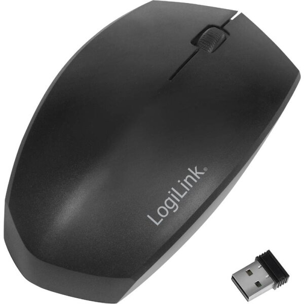 Logilink Maus Bluetooth 4.2 + Funk 2,4 GHz, dual-Modus black