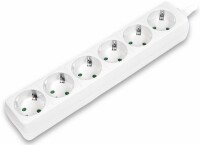 Logilink Steckdosenleiste 6-fach  mit Schutzkontakt  ,...