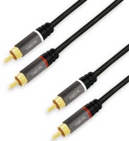 Logilink Audiokabel 2x Cinch -> 2x Cinch RCA 3.0m, black