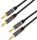 Logilink Lautsprecherkabel, 2x2.50 mm2 + Bananenstecker 5m