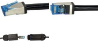 Logilink Outdoor PE Patchkabel CAT.6A S/FTP, schwarz, 40,0m