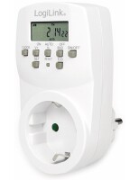 Logilink Zeitschaltuhr, Digitaler Timer, Weiss