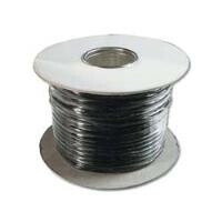 DIGITUS Telefonkabel Flachband, 8-adrig, 100m, AWG 26, sw