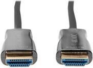 DIGITUS HDMI AOC Hybrid Glasfaserkabel, UHD 4K, 10 m