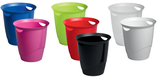 DURABLE TREND Papierkorb 16l rot