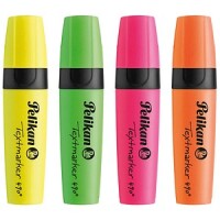 Pelikan Textmarker 490/4 Sort. 4 ST im Karton-Etui