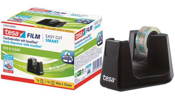 tesafilm Tischabroller Smart + 1 Rolle