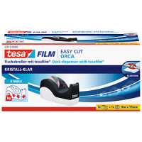 tesafilm Tischabroller Orca + 1 Rolle kristall-klar