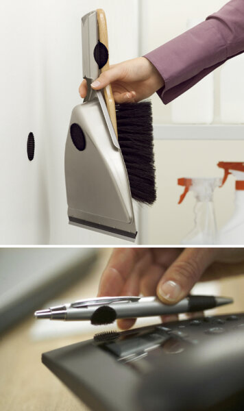 tesa ON&OFF Universal Klettpunkte weiß 8 St. 16mm rund