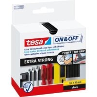 tesa ON&OFF Extra Strong Klettband schwarz 1m 50mm
