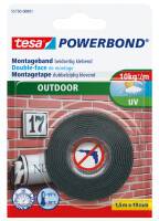 tesa Powerbond Montageband Outdoor 1,5m 19mm