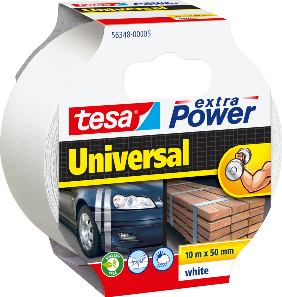 tesa extra Power Universal 10m 50mm weiß