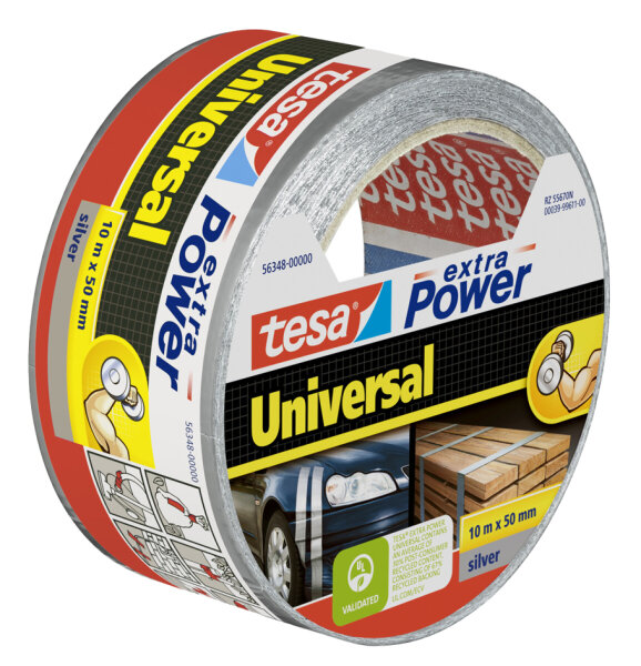 tesa extra Power Universal 25m 50mm silber