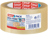 tesapack Ultra Strong 66m 50mm braun PVC Q4124 -Packband-