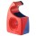 tesa Easy Cut Handabroller bis 10m 19mm rot-blau, leer