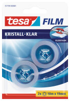 tesafilm Rolle 10m 19mm kristall-klar Blister           2St.
