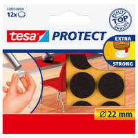 tesa Protect Filzgleiter rund 22mm braun               12St.
