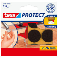 tesa Protect Filzgleiter rund 26mm braun                9St.