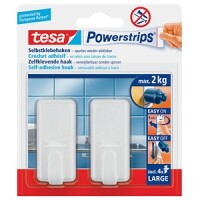 tesa Powerstrips Haken Large Classic weiss