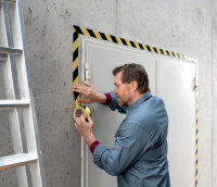 tesa Signal Markierungsklebeband Premium 66m 50mm gelb/schw.