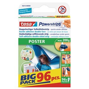 tesa Powerstrips Poster Big Pack 96pcs.